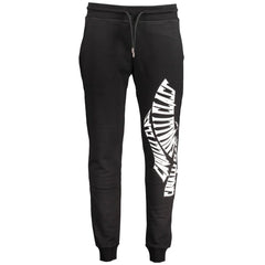 Cavalli Class Black Cotton Pant - XL - Joggers