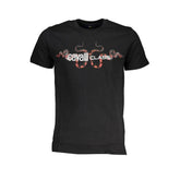 Cavalli Class Black Cotton T-Shirt - XL - T-Shirts