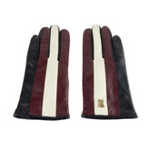 Cavalli Class Black Lambskin Women Glove - 7.5|S - Gloves & Mittens