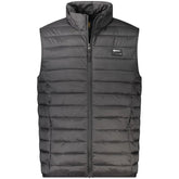 Cavalli Class Black Polyester Men Jacket - Vests