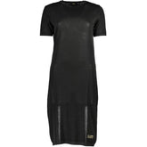 Cavalli Class Black Viscose Dress - XS - Dresses