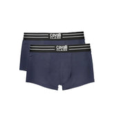 Cavalli Class Blue Cotton Men Boxer - Boxer Briefs