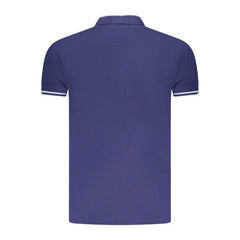 Cavalli Class Blue Cotton Men Polo Shirt - Polos