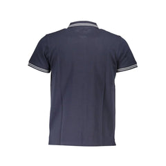 Cavalli Class Blue Cotton Men Polo Shirt - Polos