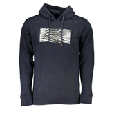 Cavalli Class Blue Cotton Men Sweater - Hoodies