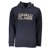 Cavalli Class Blue Cotton Men Sweater - S - Sweatshirts