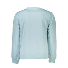 Cavalli Class Blue Cotton Men Sweater - Sweatshirts