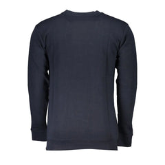 Cavalli Class Blue Cotton Men Sweater - Sweatshirts