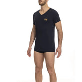 Cavalli Class Blue Cotton Men T-Shirt - M - T-Shirts