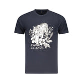 Cavalli Class Blue Cotton Men T-Shirt - T-Shirts