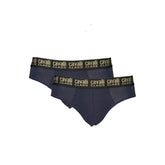 Cavalli Class Blue Cotton Mens Underwear - Briefs