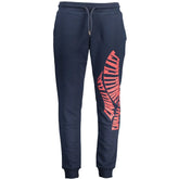 Cavalli Class Blue Cotton Pant - Joggers