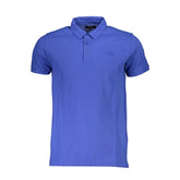 Cavalli Class Blue Cotton Polo Shirt - L - Polos
