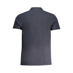 Cavalli Class Blue Cotton Polo Shirt - Polos
