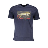 Cavalli Class Blue Cotton T-Shirt - L - T-Shirts