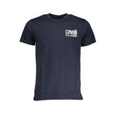 Cavalli Class Blue Cotton T-Shirt - T-Shirts