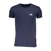 Cavalli Class Blue Cotton T-Shirt - T-Shirts