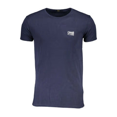 Cavalli Class Blue Cotton T-Shirt - T-Shirts