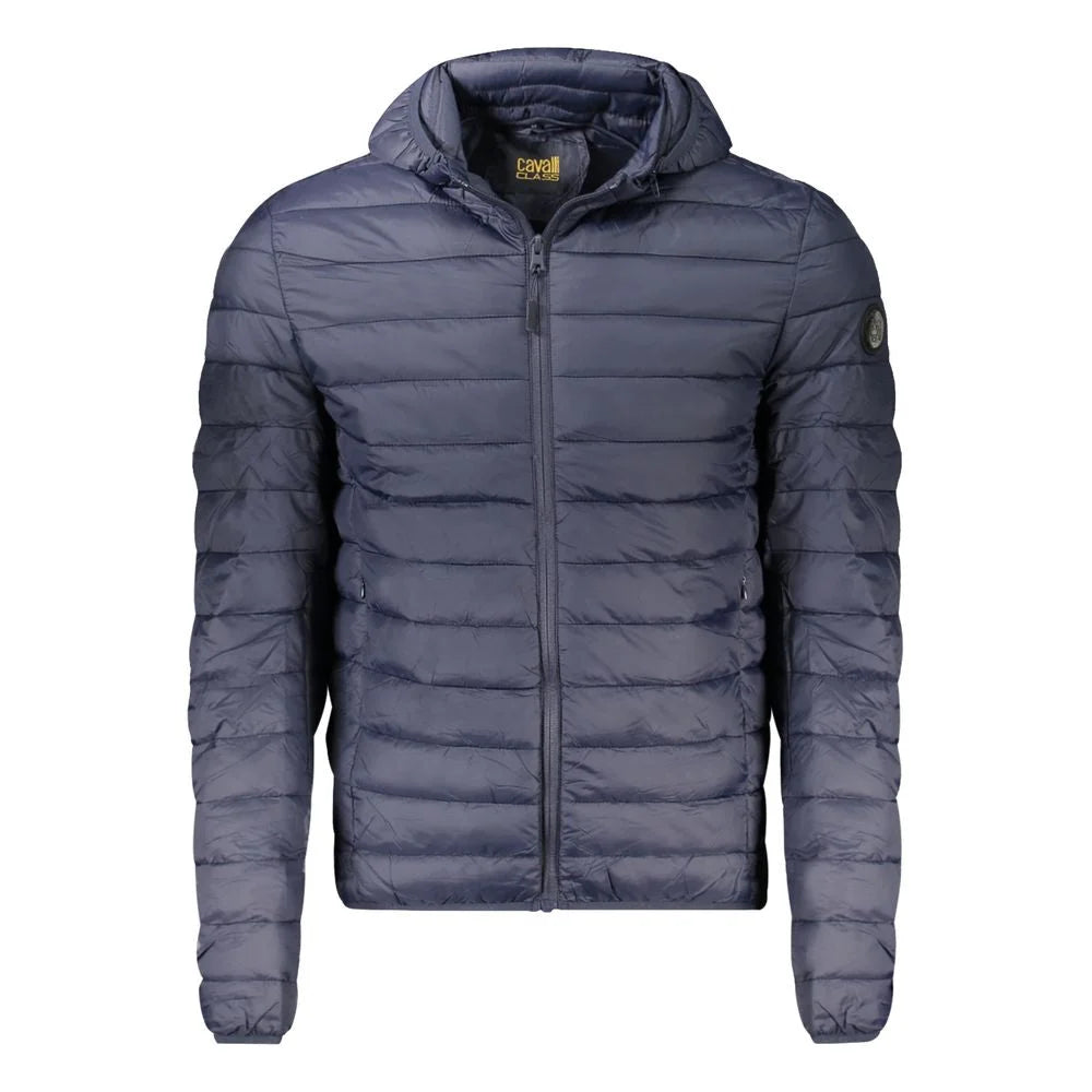 Cavalli Class Blue Polyester Men Jacket - Puffer Jackets