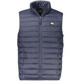 Cavalli Class Blue Polyester Men Jacket - Vests