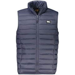 Cavalli Class Blue Polyester Men Jacket - Vests
