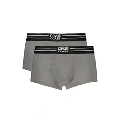Cavalli Class Brown Cotton Men Boxer - Boxer Briefs