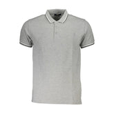 Cavalli Class Brown Cotton Men Polo Shirt - Polos