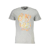Cavalli Class Brown Cotton Men T-Shirt - T-Shirts