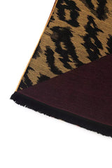 Cavalli Class Brown Wool Men Scarf - Scarves & Shawls