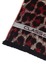 Cavalli Class Burgundy Wool Men Scarf - Scarves & Shawls