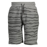 Cavalli Class Gray Cotton Pant - XL - Jogger Shorts