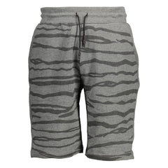 Cavalli Class Gray Cotton Pant - XL - Jogger Shorts