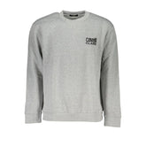 Cavalli Class Gray Cotton Sweatshirt - Sweatshirts