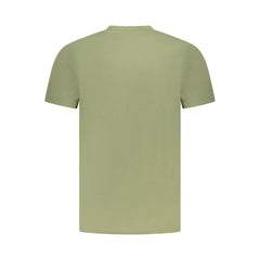 Cavalli Class Green Cotton Men T-Shirt - T-Shirts