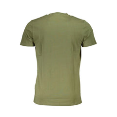 Cavalli Class Green Cotton Men T-Shirt - T-Shirts