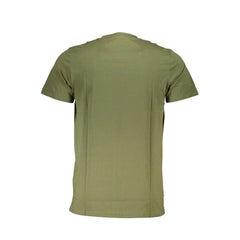 Cavalli Class Green Cotton Men T-Shirt - T-Shirts