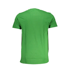 Cavalli Class Green Cotton T-Shirt - T-Shirts