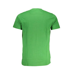 Cavalli Class Green Cotton T-Shirt - T-Shirts