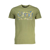 Cavalli Class Green Cotton T-Shirt - T-Shirts