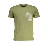 Cavalli Class Green Cotton T-Shirt - T-Shirts