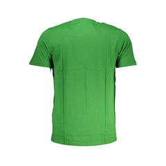 Cavalli Class Green Cotton T-Shirt - T-Shirts
