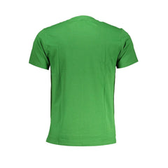 Cavalli Class Green Cotton T-Shirt - T-Shirts
