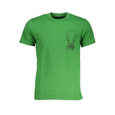 Cavalli Class Green Cotton T-Shirt - T-Shirts