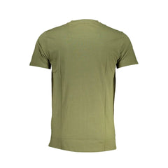 Cavalli Class Green Cotton T-Shirt - T-Shirts