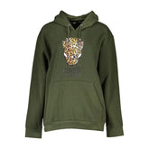 Cavalli Class Green Cotton Women Sweater - Sweatshirts