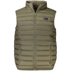Cavalli Class Green Polyester Men Jacket - Vests