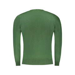 Cavalli Class Green Viscose Men Sweater - Sweaters