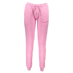 Cavalli Class Pink Cotton Pant - Joggers
