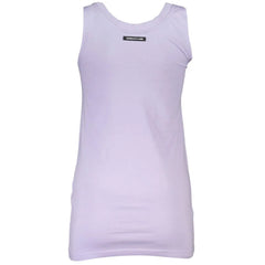 Cavalli Class Purple Cotton Tank Top