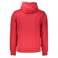 Cavalli Class Red Cotton Men Sweater - Hoodies